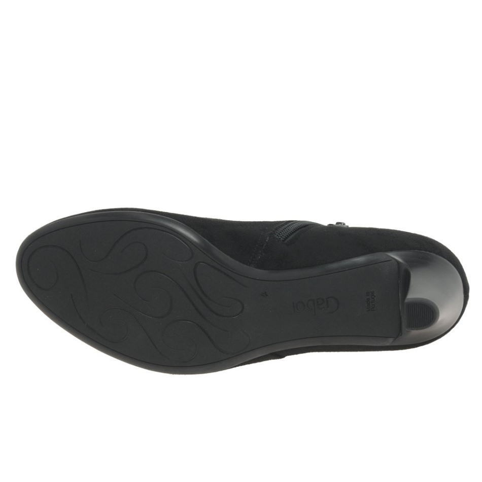 Bottines Femme Fatale Gabor | Velours Noir Exclusif